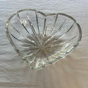 Mikasa Heart-Shaped Glass Bowl